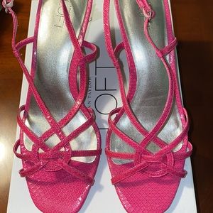 Ann Taylor Loft Pink Sandals